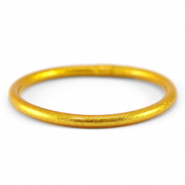 Pulsera imitación Pan de Oro 5mm talla M Dorado