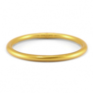 Pulsera imitación Pan de Oro 5mm talla S Dorado Aspen