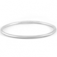 Pulsera imitación Pan de Oro 3mm talla L Plateado
