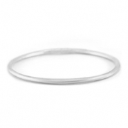 Pulsera imitación Pan de Oro 3mm talla M Plateado