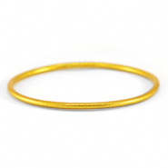 Pulsera imitación Pan de Oro 3mm talla M Dorado