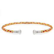 C.U.S® pulsera de joyería Amarillo-rojo-plateado