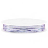 Hilo macram&eacute; trenzado 1mm P&uacute;rpura lila met&aacute;lico