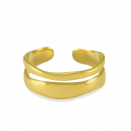 Anillos Acero Inox Dorado