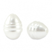 Imitaci&oacute;n de perlas de agua dulce Blanco