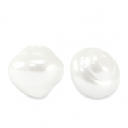 Imitaci&oacute;n de perlas de agua dulce Blanco