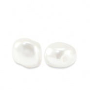 Imitaci&oacute;n de perlas de agua dulce Blanco