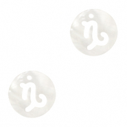 Colgantes concha especial Capricornio Blanco (color natural)