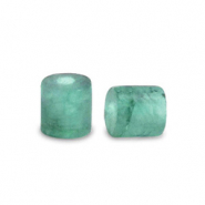 Piedras naturales Cuarzo disco 2x2mm Verde bermuda