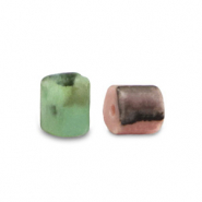 Piedras naturales Mármol disco 3x2mm Marmól verde menta