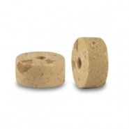 Piedras naturales Cuarcita disco 4x2mm Beige piedra