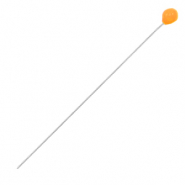 Fornituras metálicas DQ bastones cabeza bola 52mm Plata vieja-naranja neón (sin níquel)
