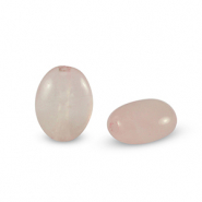 Piedras naturales Cuarzo Rosa &oacute;valo Rosa p&aacute;lido