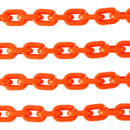 Cadena acrílico 15mm brillante Naranja neón