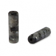Piedras naturales Labradorita tubo Antracita oscuro