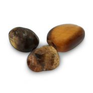 Piedras naturales Ojo de tigre Marr&oacute;n dorado