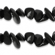 Abalorios chips Obsidiana Negro-antracita m&aacute;rmol