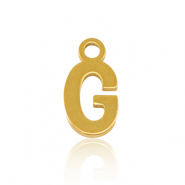 Colgantes Acero Inox letra G Dorado