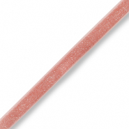Cinta Rosa-brillo plateado