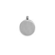 Colgantes Acero Inox La Luna Plateado