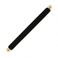 Expositor de joyer&iacute;a almohadilla terciopelo para anillos Negro-dorado
