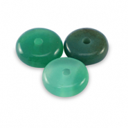 Piedras naturales Ágate rondeles 6mm Verde