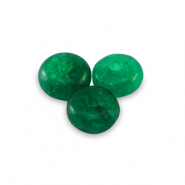 Piedras naturales Calcedonia rondeles 4mm Verde clásico