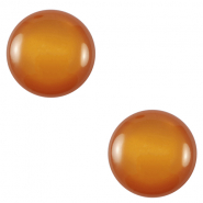 Cabuchón clásico Polaris Elements 12 mm Lucido Naranja cosechar-marrón