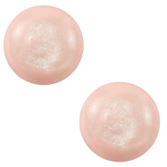 Cabuchón clásico Polaris Elements 7 mm Jais Rosa claro