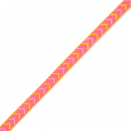Cinta con texto flechas Rosa-amarillo