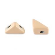 Abalorios Tile triángulo Beige albaricoque