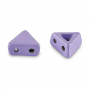 Abalorios Tile triángulo Púrpura paisley