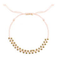 Pulseras Trendy abalorios de metal Beige-dorado