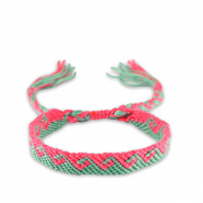 Pulseras Trendy Rosa neón-turquesa