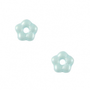 Abalorios Checos flor 5mm Azul claro