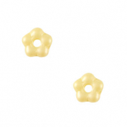Abalorios Checos flor 5mm Amarillo lim&oacute;n