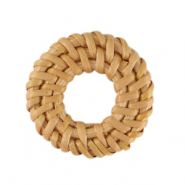 Colgantes ratán 35mm Beige natural