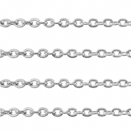 Fornituras Acero Inox cadena jasseron anclaje Plateado