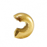 Fornituras Acero Inox cubre chafas 4mm Dorado