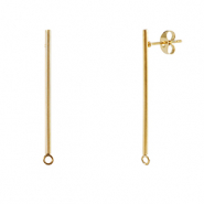 Pendientes Acero Inox Dorado