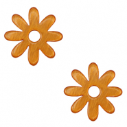 Colgantes Polaris Lucido flor Naranja zanahoria