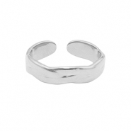 Anillos Acero Inox Plateado