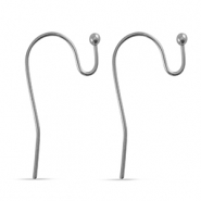 Pendientes Acero Inox Plateado