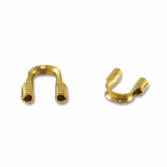 Fornituras acero inox protector de hilo Dorado