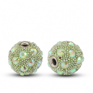 Abalorios bohemios Verde-strass