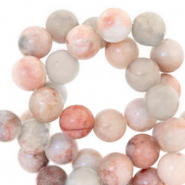 Piedras naturales Calcita y Mármol 8mm Multicolor rosa vintage