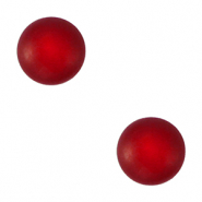 Cabuchón Polaris 4mm soft SS16 "Piedra de nacimiento" shiny Enero Rojo vino
