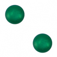 Cabuchón Polaris 4mm soft SS16 "Piedra de nacimiento" shiny Mayo Verde oscuro