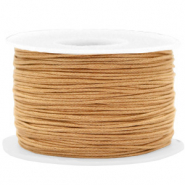 Cordón encerado 1mm Marrón camel