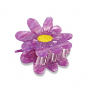 Accesorios pinza para el pelo flor Púrpura